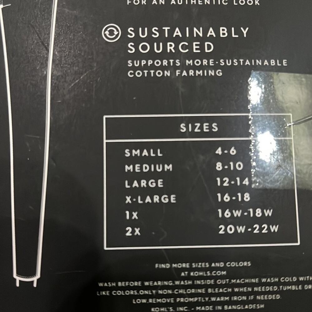 Simply Vera Wang Leggings High Rise White Cotton Denim Shaping Stretch 2X - Picture 6 of 6